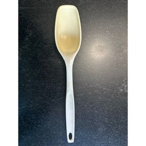 Vintage Foley Almond Serving Spoon Kitchen Utensil Hanging Hole